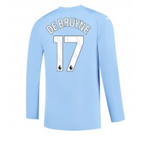 Dres Manchester City Kevin De Bruyne #17 Domáci 2023-24 Dlhy Rukáv